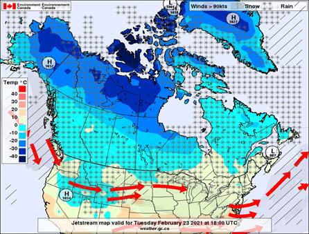 North American Weather System