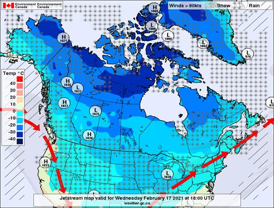 North American Weather System