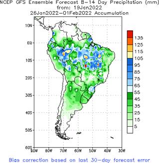 SA Week 2 Accum Precipitation (mm) Forecast